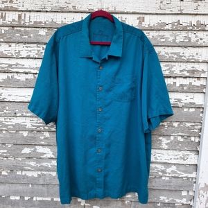 Tommy Bahama Teal Casual Button Down Shirt